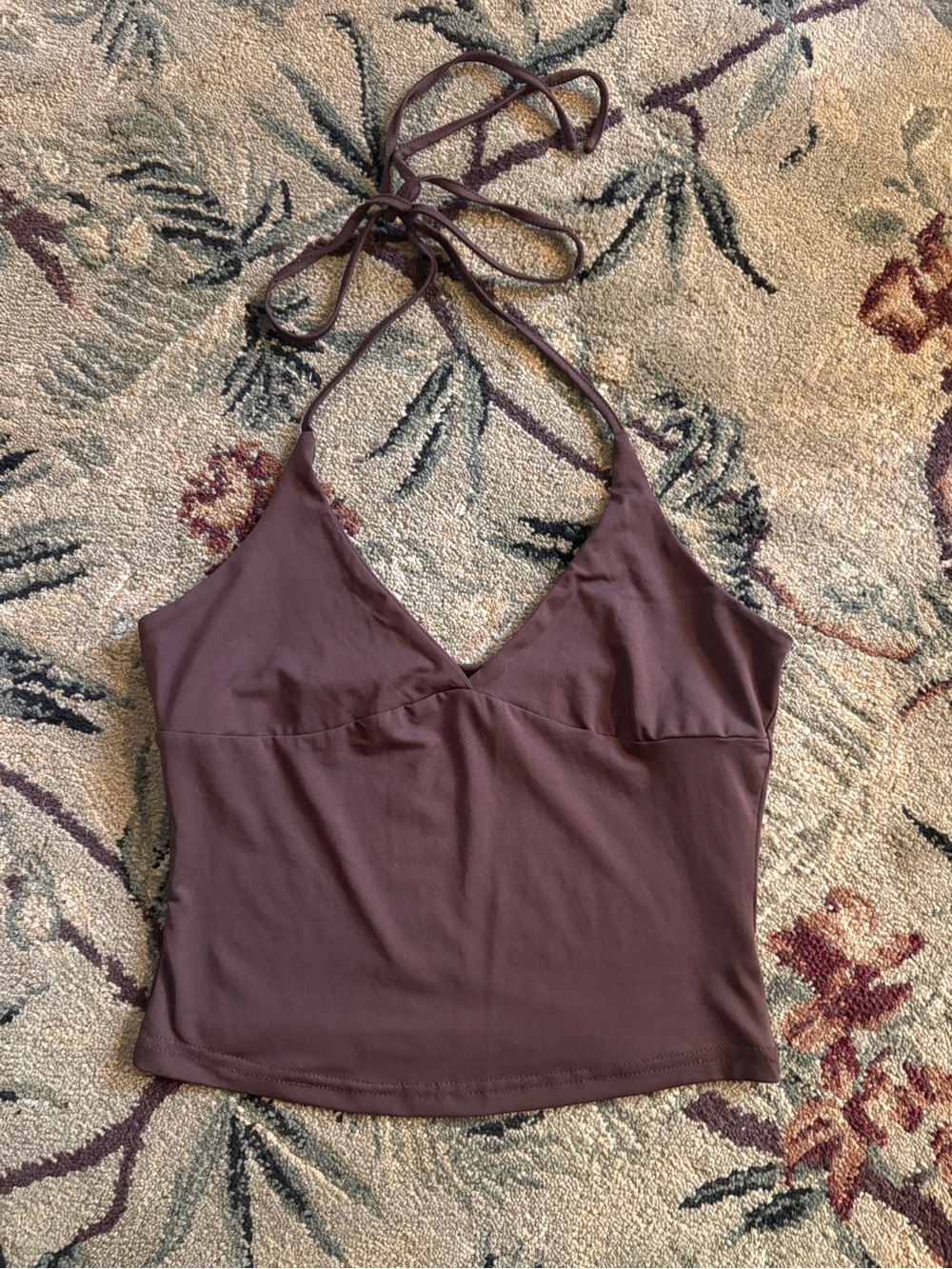 Amazon Brown Halter Camisole Top